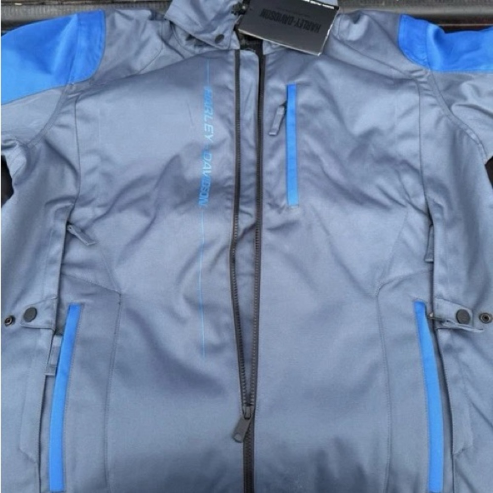 Harley-Davidson Men's Performance Jacket in Gray and Blue